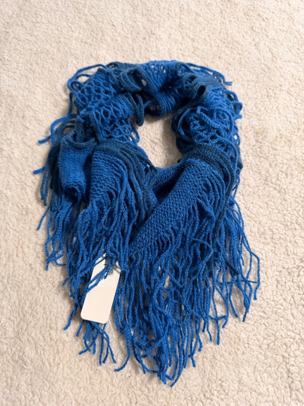 Blue scarf/snood